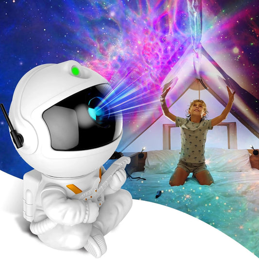 Astronaut Galaxy Projector – Starry Night Light with Remote Control, Cosmic Adventure for Bedrooms & Holidays